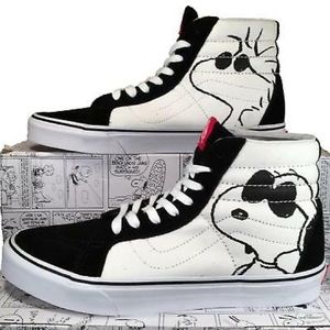 snoopy high top vans